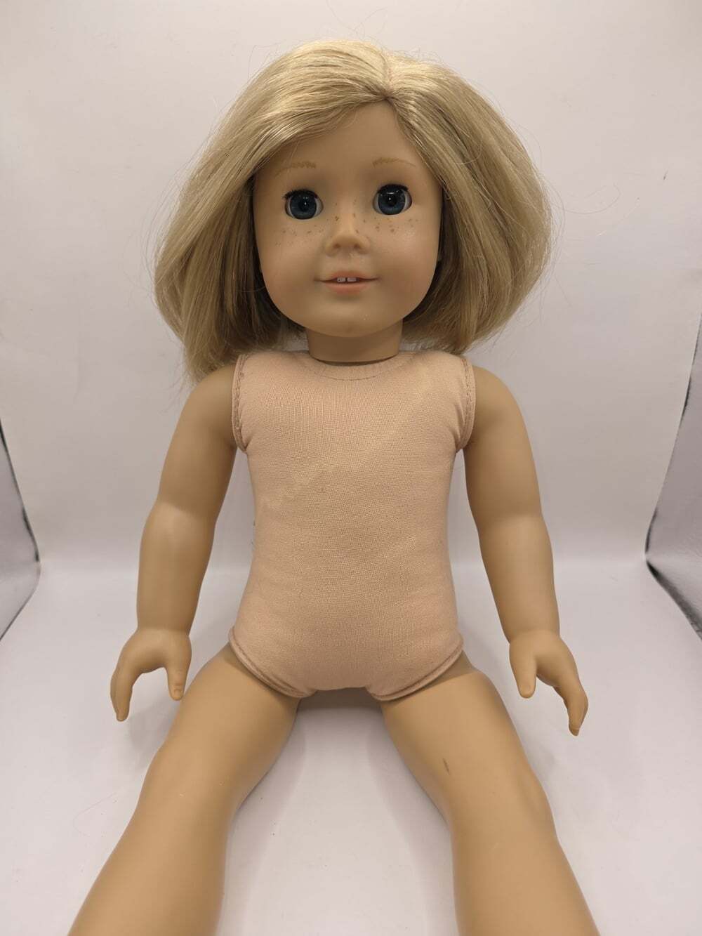⭐ 2009 American Girl Kit Kittredge 18” Doll Blonde Hair Blue Eyes